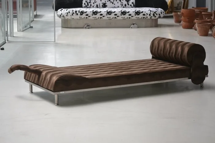 ELANCO - PARASITE 2.0 - Chaise longue - Basset Longue - Velvet, Stainless steel - Long Basset