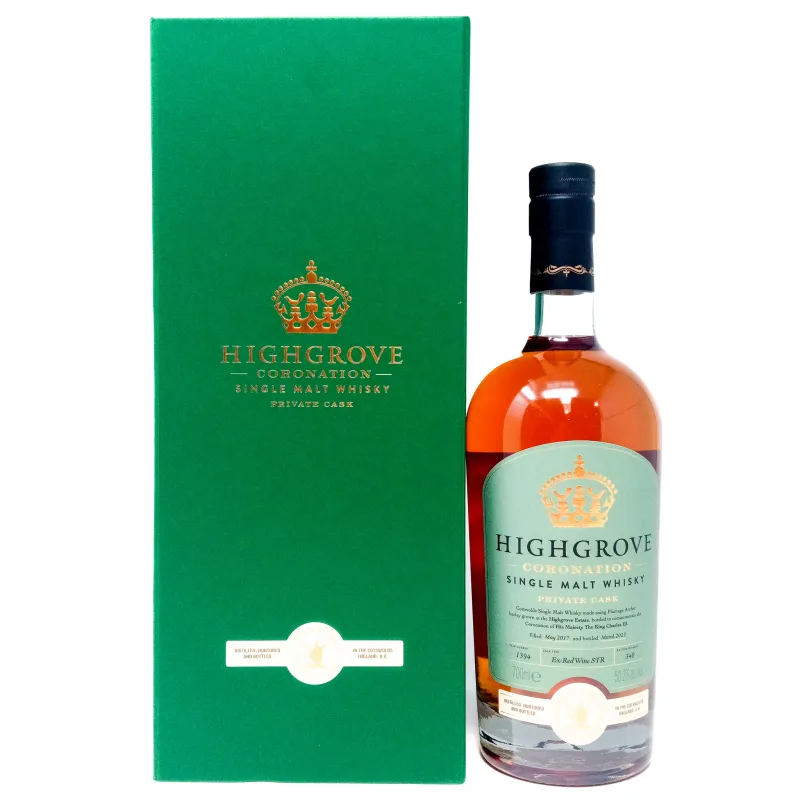 Cotswolds Highgrove Coronation Private Cask 2017 Single Malt English Whisky