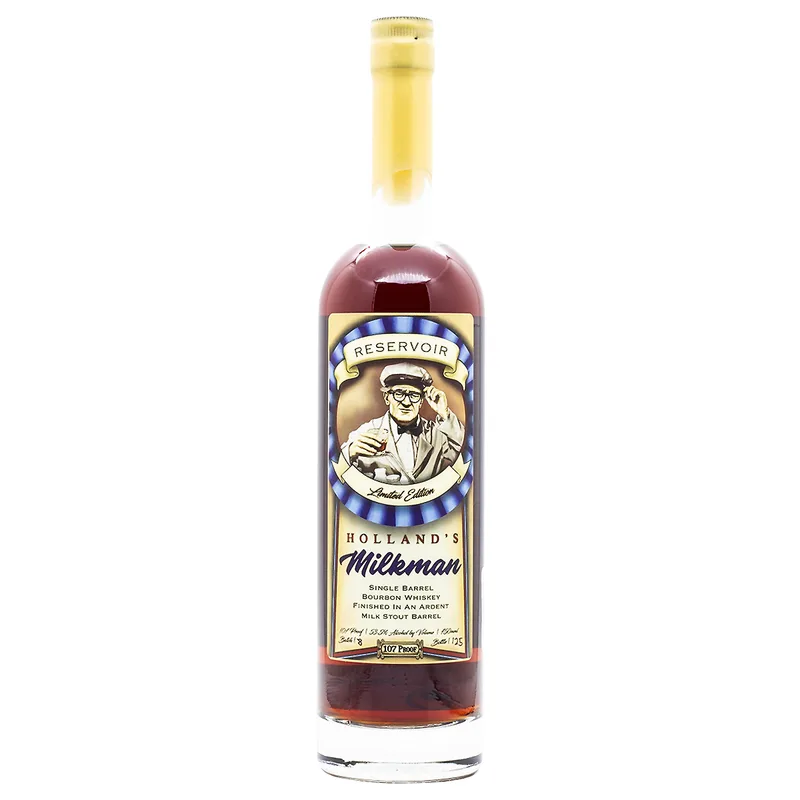 Reservoir – Holland's Milkman Batch 8 Milk Stout Barrel Finish Single Barrel Bourbon Whiskey (70cl, 53.5%)