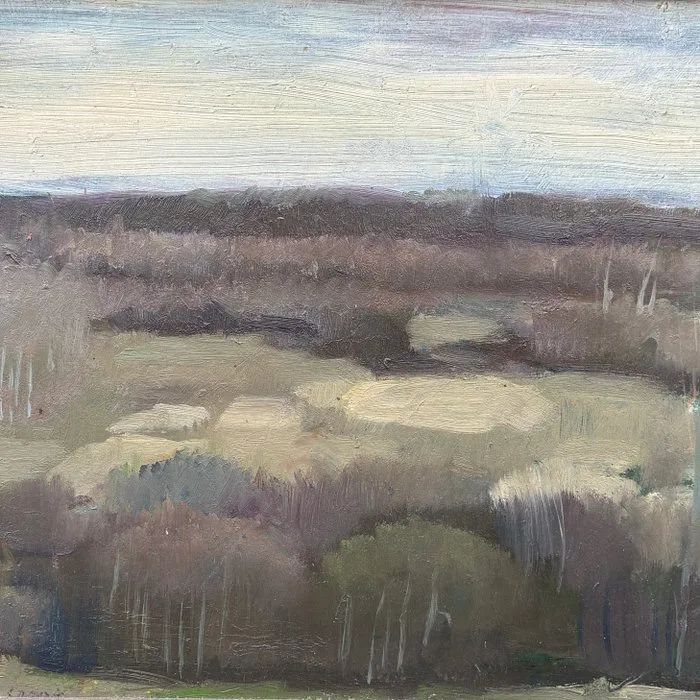 Augustin Memin (1910 - 1981) - Paysage de Bruyère