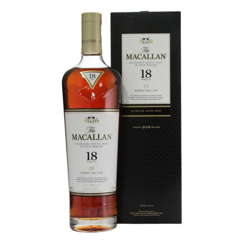 Macallan – 18 Year Old Sherry Oak Cask Annual 2018 Release (70cl, 43.00%)