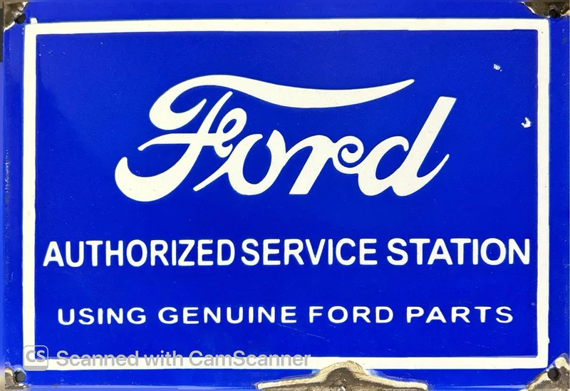 Enamelled Advertising Sign