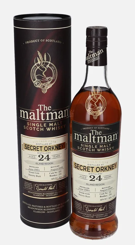 Secret Orkney – 1995 24 Year Old Meadowside Blending Co. The maltman