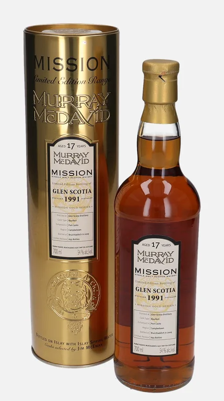 Glen Scotia – 1991 17 Year Old Murray McDavid Mission Gold Series