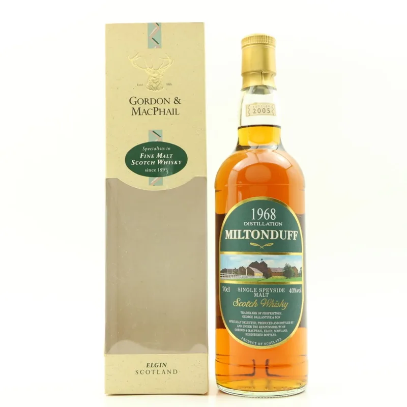 Miltonduff – 1968 Gordon & MacPhail (70cl, 40%)