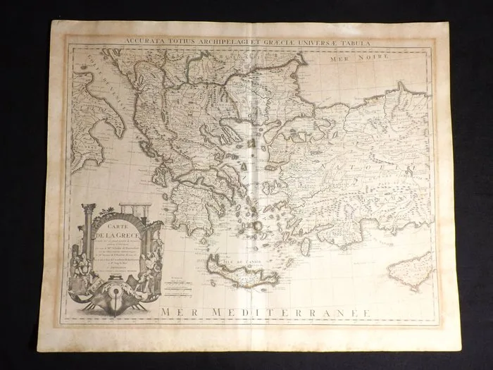 Netherlands - Amsterdam; Guillaume de L'Isle / Covens & Mortier - Accurata Totius Archipelagi et Græciæ Universæ Tabula - 1721-1750