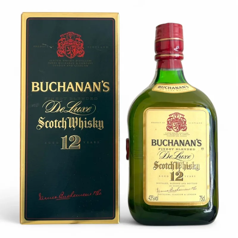 Buchanan's 12 Year Old De Luxe Blended Scotch Whisky (1980s) (75cl, 43%)