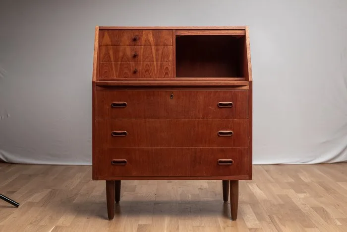 Secrétaire - Teak - Danish Design Secretary Desk