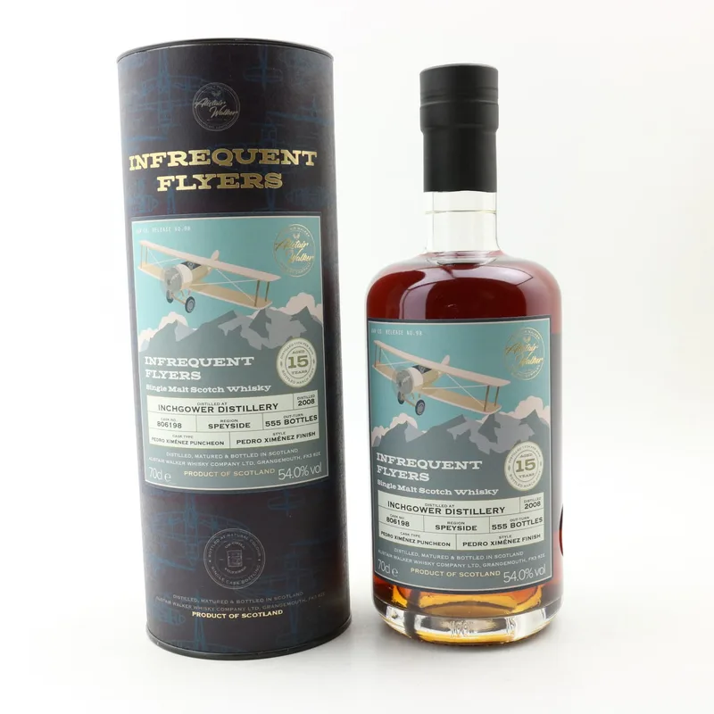 Inchgower – 2008 15 Year Old Infrequent Flyers (70cl, 54%)