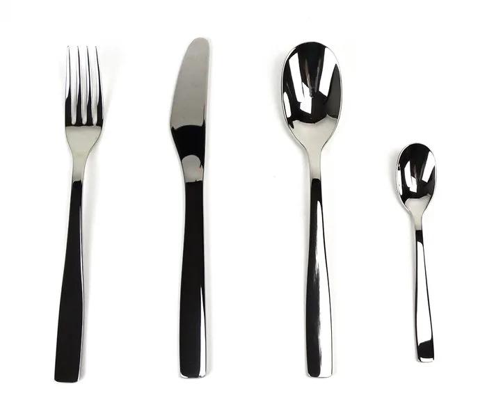 Alessi - Jasper Morrison - Cutlery set (48) - ''KnifeForkSpoon'' - 18/10 stainless steel