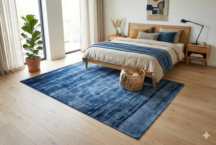 Luxury blue Gabbeh - Rug - 150 cm - 90 cm - unused and very soft