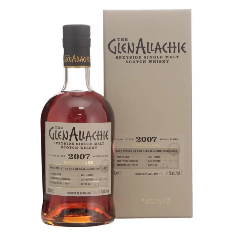 Glenallachie – 2007 Single Cask 14 Year Old #7328