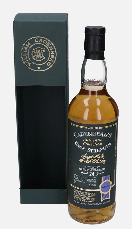 Springbank – 1994 24 Year Old Wm. Cadenhead Authentic Collection