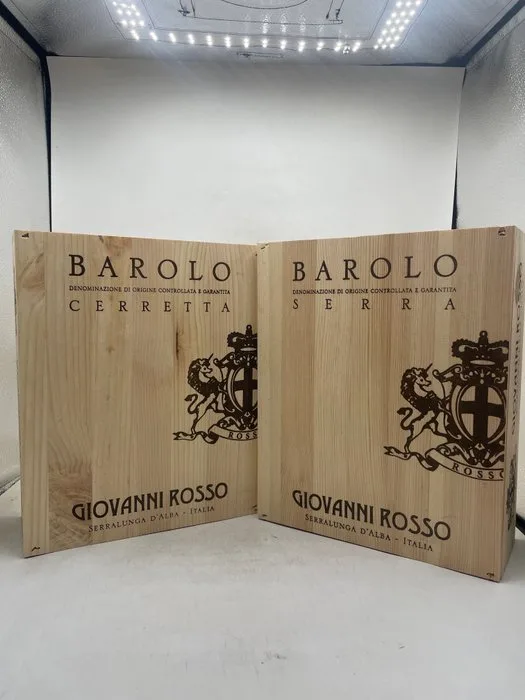 2022 Giovanni Rosso Cerretta & Serra Barolo In Cassa Di Legno Originale Sigillata - Barolo DOCG - 6 Bottles (0.75L)