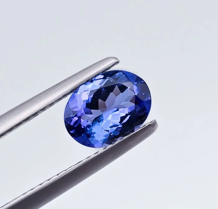 2 pcs Blue, Violet Tanzanite - 2.60 ct - International Colored Gemstone Association (ICA GemLab)
