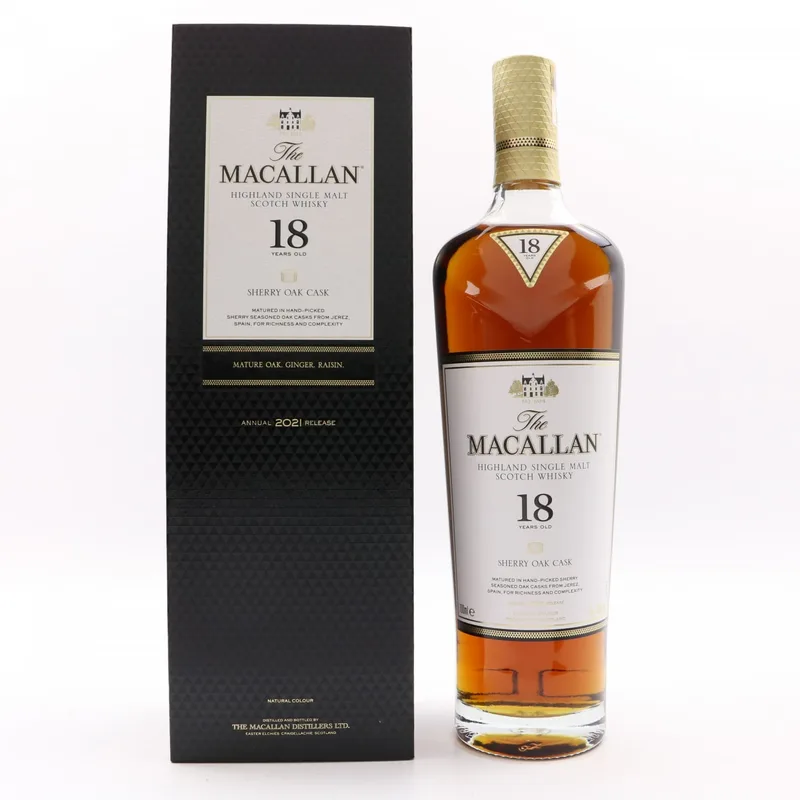 Macallan – 18 Year Old 2021 Release (70cl, 43%)