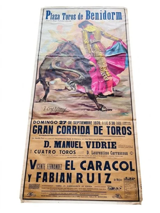 J. Cros Estrems - Plaza Toros de Benidorm - 1970s