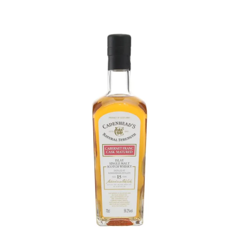 Bunnahabhain – 2009 Cadenhead's Cabernet Franc Cask 15 Year Old (70cl, 56.20%)