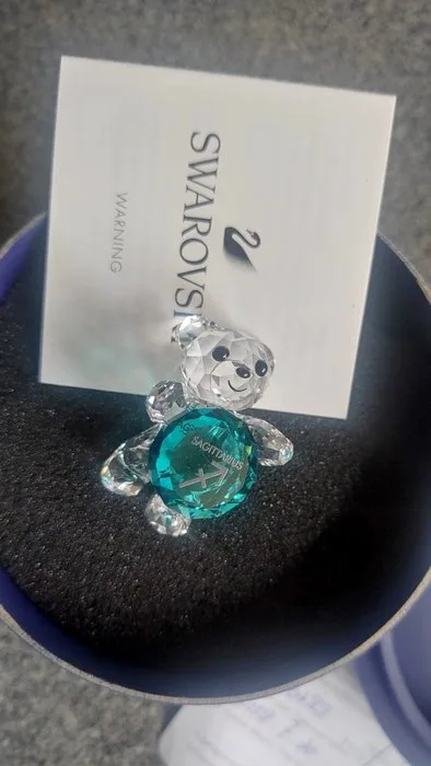 Swarovski - Figurine - Kris Bear - Sagittarius - 5396288 - Box + Certificate - Crystal, Glass