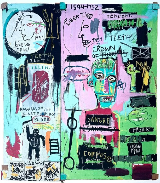 Jean-Michel Basquiat (1960-1988) - In Italian - Giclée - 50x45 - Artestar licensed print *COA*