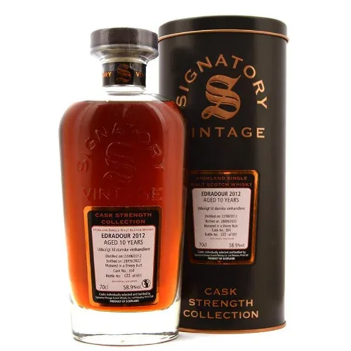Edradour – 2012 Cask Strength Collection Denmark Edition (Signatory) (58.9%)