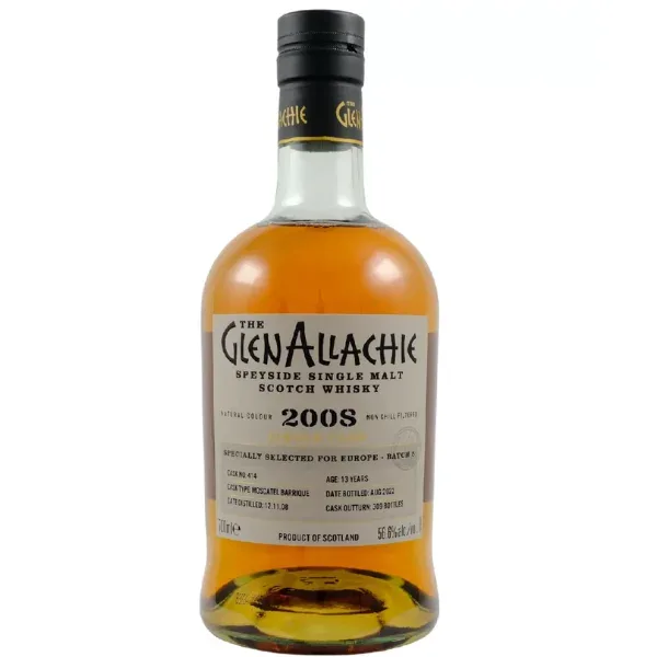 GlenAllachie – 2008 Moscatel Barrique Single Cask 414 Batch 5 (56.6%)