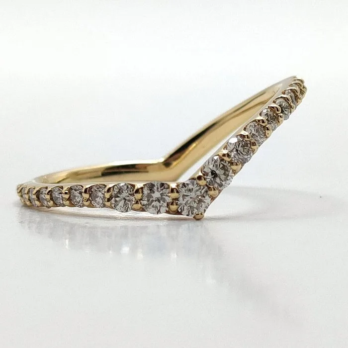 Ring - 18 kt. Yellow gold Diamond (Natural)