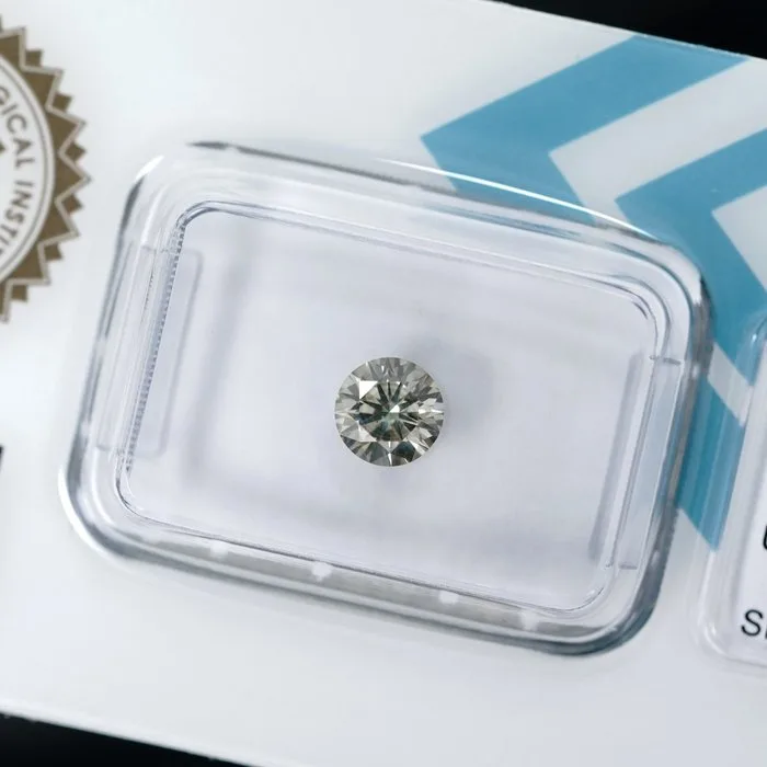1 pcs Diamond (Natural) - 0.59 ct - Round - SI2 - International Gemological Institute (IGI)