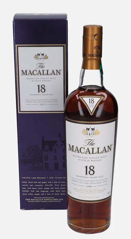 Macallan – 1993 18 Year Old