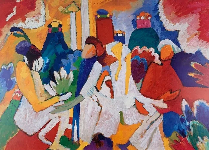 Wassily Kandinsky (1866-1944) - Oriental, 1909 - Artprint - 70 x 90 cm