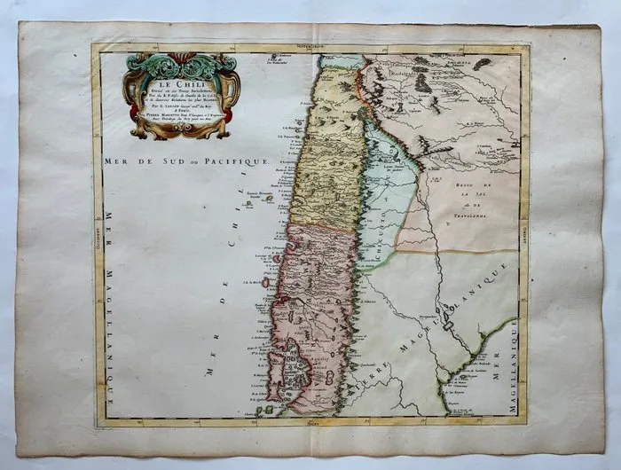 Chile - Chile; N. Sanson / P. Mariette - Le Chili - 1661-1680