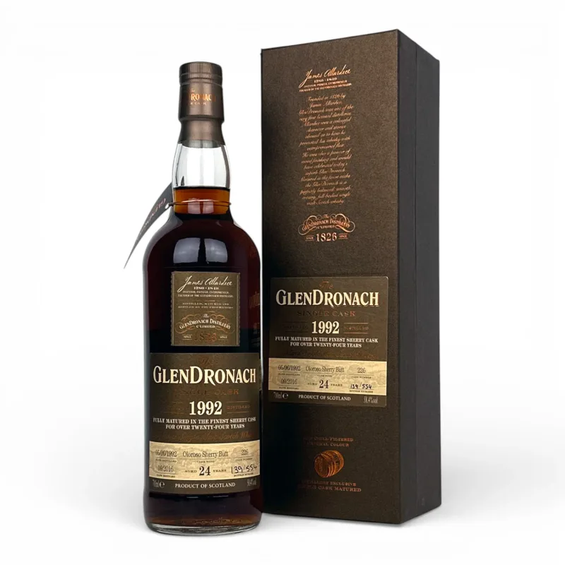 Glendronach – 24 Year Old 1992 Single Cask #226 Oloroso Sherry Butt