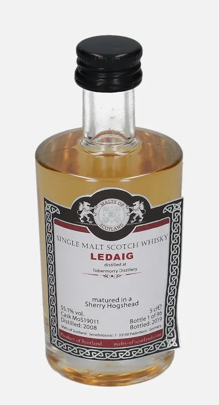 Tobermory – 2008 Malts of Scotland (5cl, 55.1%)