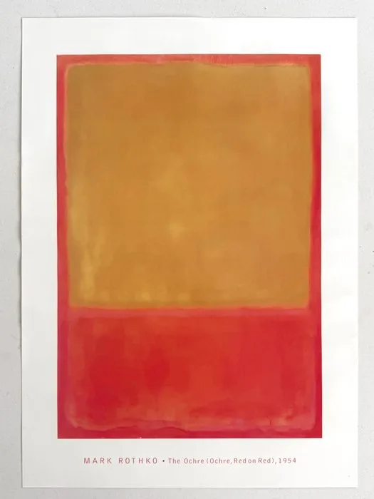 rothko - Mark Rothko – The Ochre Poster
