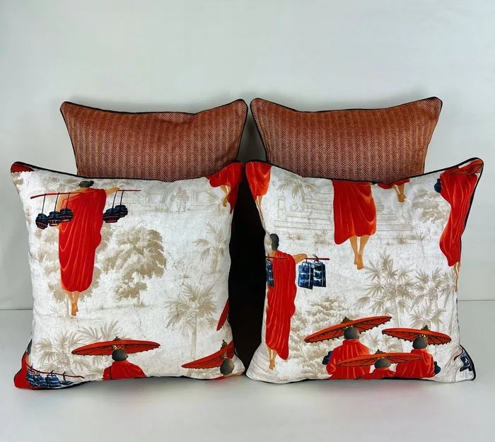 PIERRE FREY - New set - Two cushions in a set of four - Cushion