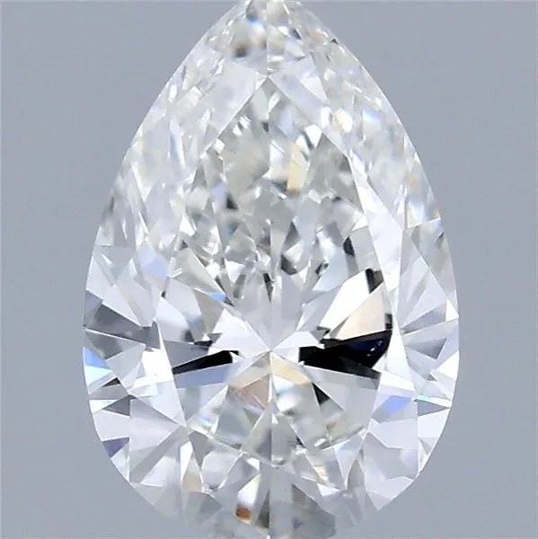 1 pcs Diamond (Natural) - 0.50 ct - Pear - E - VS2 - International Gemological Institute (IGI)