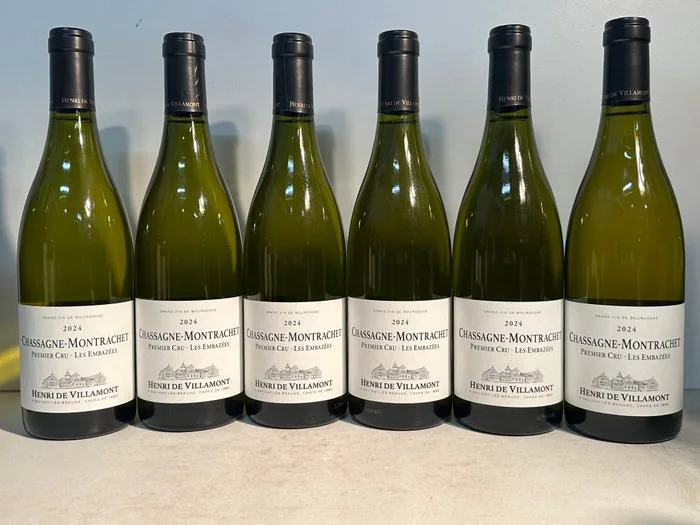 2024 Henri de Villamont "Les Embazées" - Chassagne-Montrachet 1er Cru - 6 Bottles (0.75L)