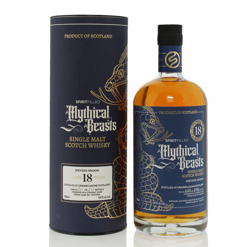 Craigellachie – 18 Year Old Single Cask #70314993 Spiritfilled Mythical Beasts