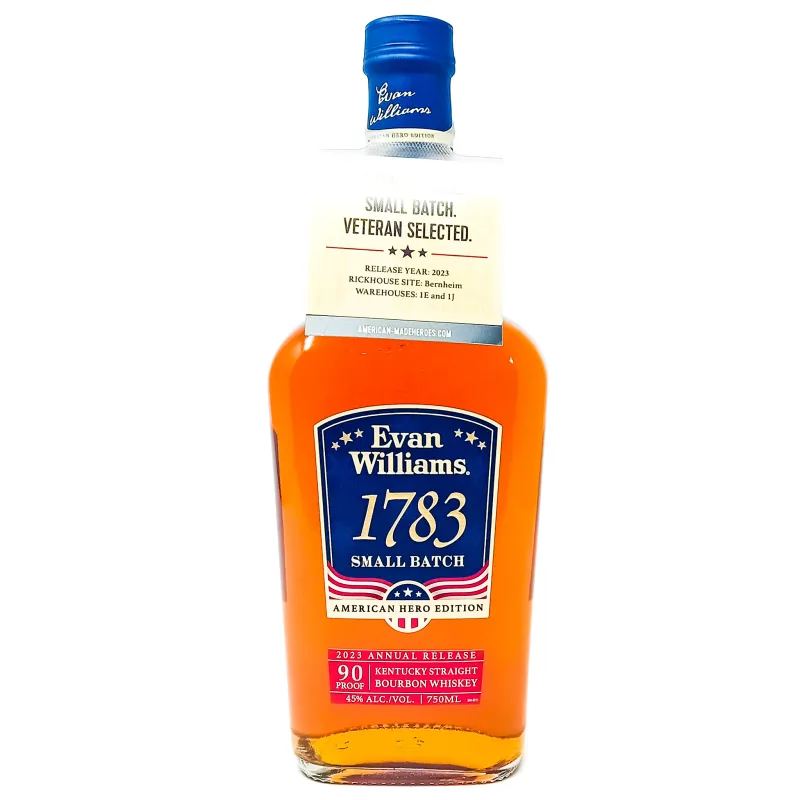 Evan Williams 1783 Small Batch American Hero 2023 Edition