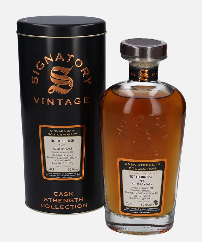 North British – 1991 20 Year Old Signatory Vintage Scotch Whisky Co. Cask Strength Collection