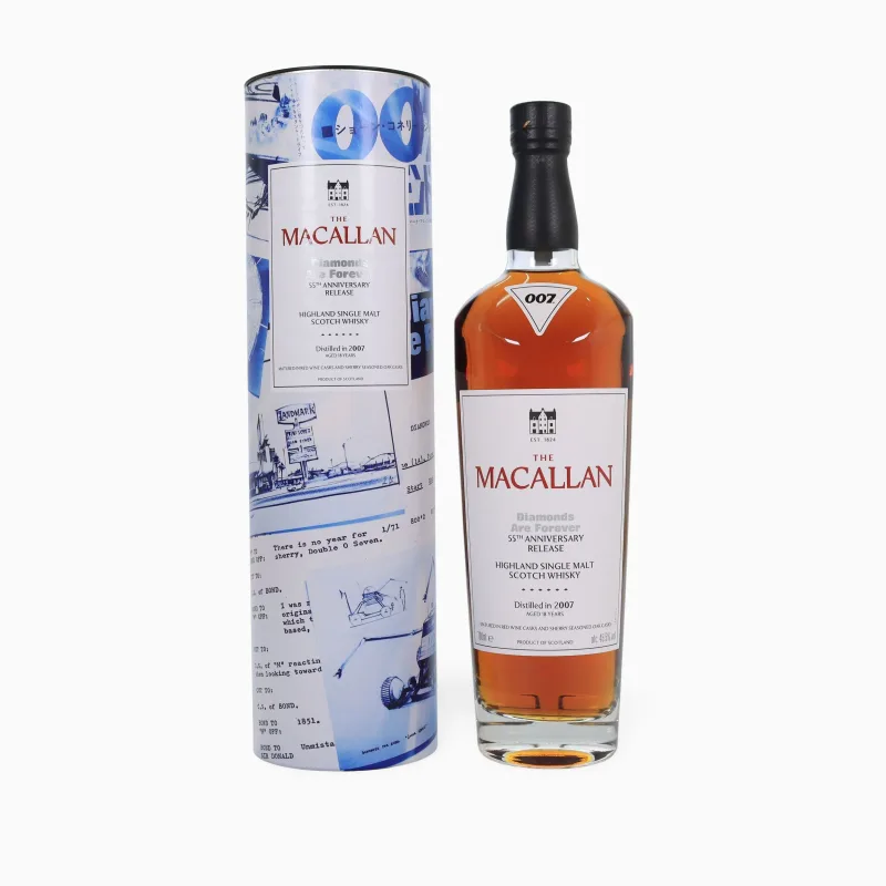 Macallan – 18 Year Old (2007) James Bond Diamonds Are Forever 55th Anniversary