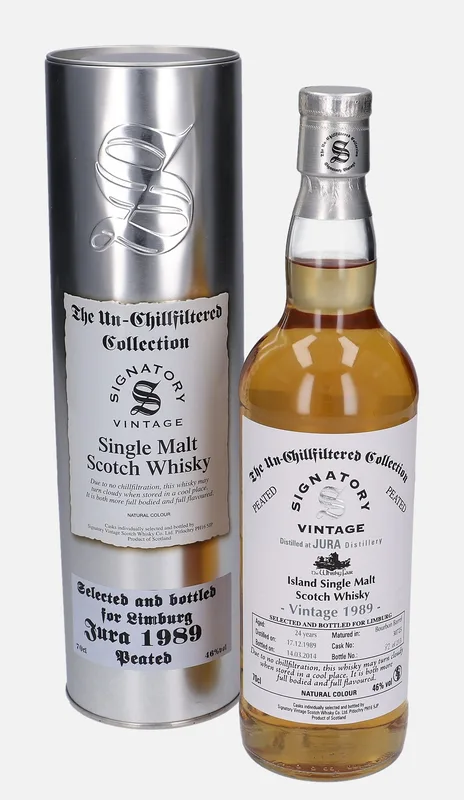 Isle of Jura – 1989 24 Year Old Signatory Vintage Scotch Whisky Co. The Un-Chillfiltered Collection