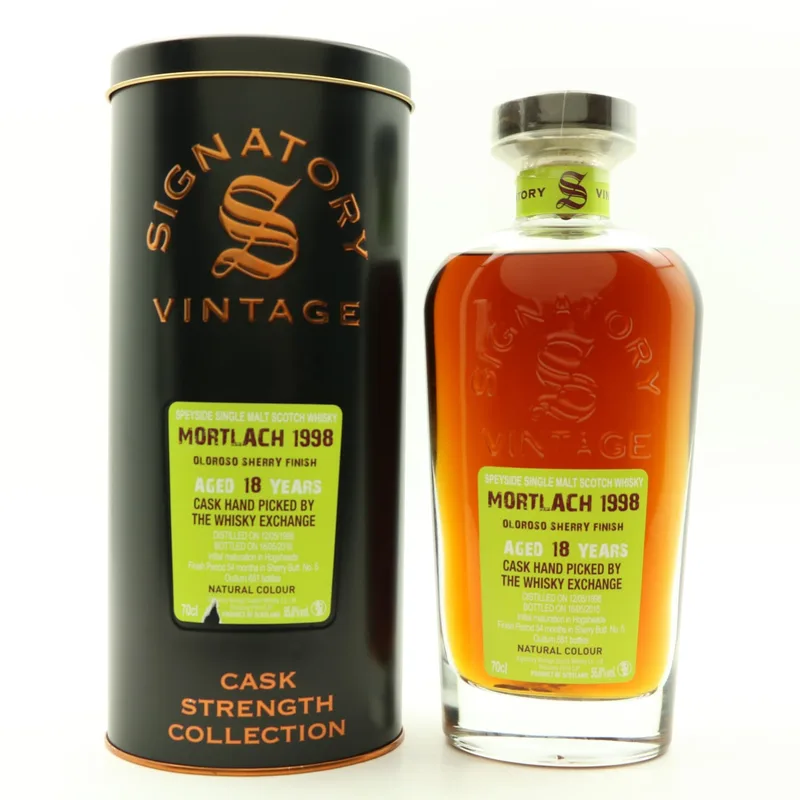 Mortlach – 1998 18 Year Old Signatory For The Whisky Exchange (70cl, 55.8%)