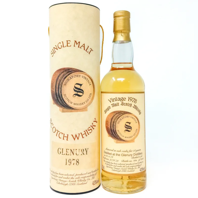 Glenury 1978 14 Year Old Signatory Vintage