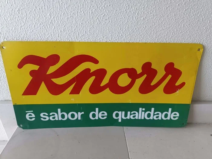 Knorr - The Knorr sign is a taste of quality. - Plaque - Metal