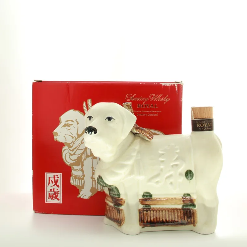 Suntory Royal 12 Year Old Dog Decanter 2006