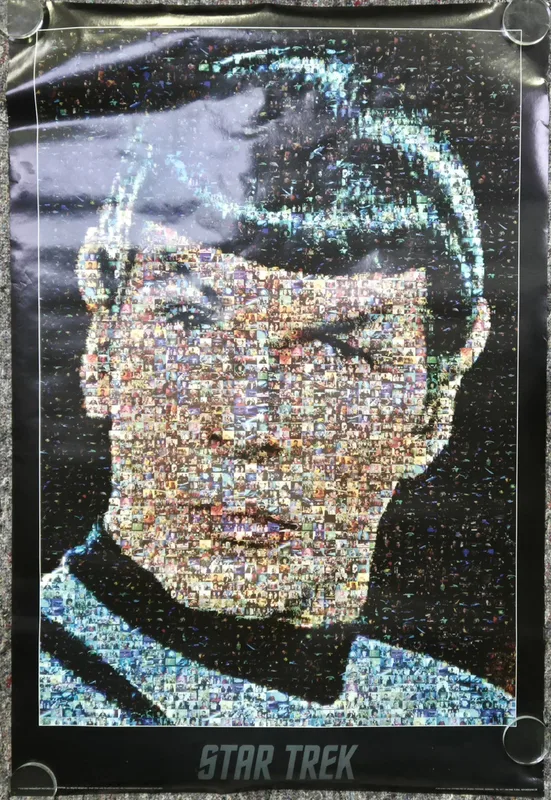 Star Trek Spock, one size movie poster, printed by ZigZag Posters, Germany 2002