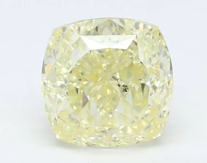 1 pcs Diamond (Natural coloured) - 1.50 ct - Cushion - Fancy Yellow - SI2 - Gemological Institute of America (GIA)