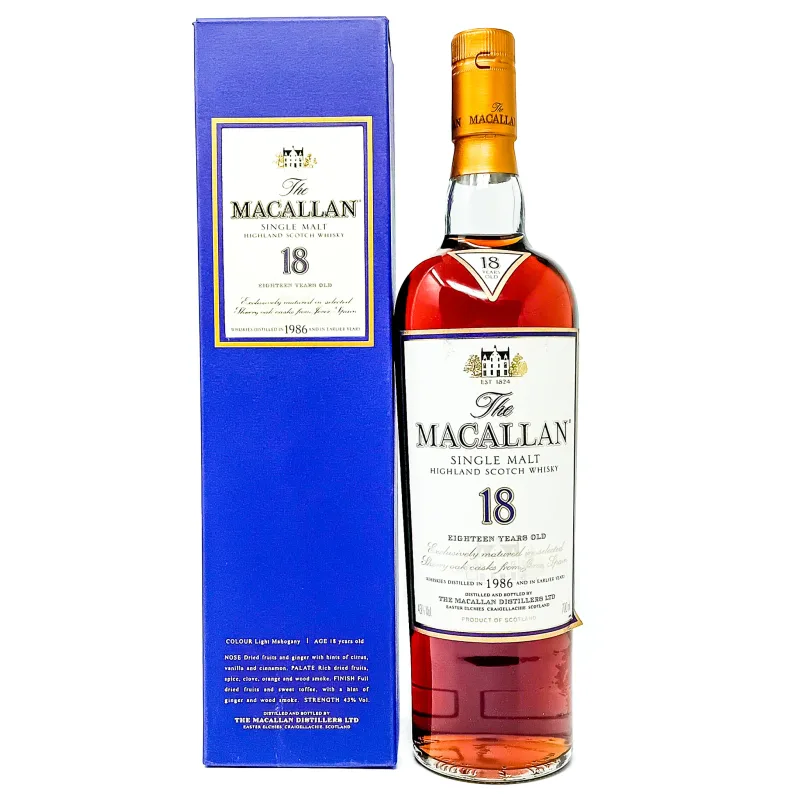 Macallan – 1986 18 Year Old
