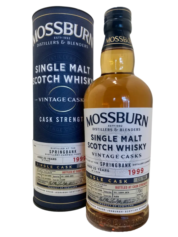 Mossburn Springbank 1999 Vintage Casks 22 Years Old